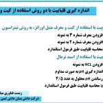 اندازه گیری قلیاییت با دو روش استفاده از کیت و اسید نرمال